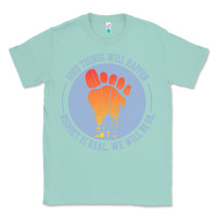 Seafoam bigfoot t  shirt bigfoot lives design t  shirt Classic Tee - linhVisuals