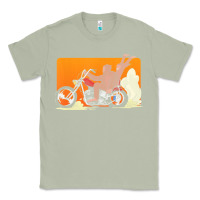 Matcha bigfoot t  shirt bigfoot riding motorcycle for biker sasquatch chick t Classic Tee - linhVisuals
