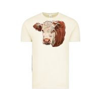 Vintage Arctic hereford cow face Vintage Tee - LillyAllenDesigns