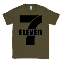 Army Green 7 elevenn Classic Tee - linhVisuals