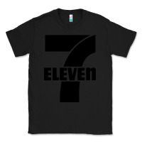 Black 7 elevenn Classic Tee - linhVisuals