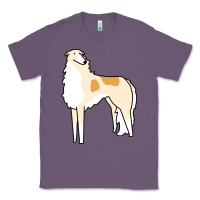 Lavender borzoi Classic Tee - linhVisuals