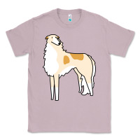 Lilac borzoi Classic Tee - linhVisuals