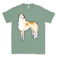 Sage borzoi Classic Tee - linhVisuals