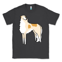 Smoke borzoi Classic Tee - linhVisuals