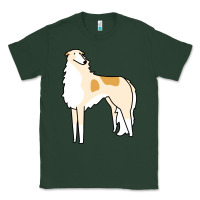 Sports Green borzoi Classic Tee - linhVisuals