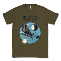 Army Green old crow medicine show Classic Tee - linhVisuals