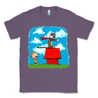 Lavender Calvin Hobbes Classic Tee - linhVisuals