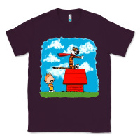 Plum Calvin Hobbes Classic Tee - linhVisuals
