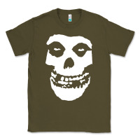 Army Green mens skull Classic Tee - linhVisuals