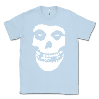 Dusty Blue mens skull Classic Tee - linhVisuals