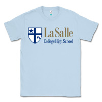 Dusty Blue la salle college high school Classic Tee - linhVisuals