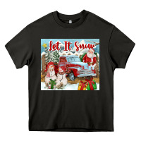 Asphalt Let It Snow Tumbler Heavy Core Tee - FaDigitalArtStudio