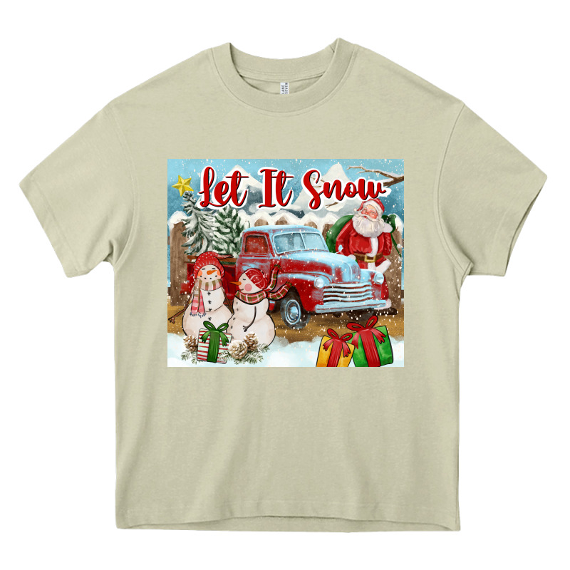 Let It Snow Tumbler Heavy Core Tee by FaDigitalArtStudio | Teevron