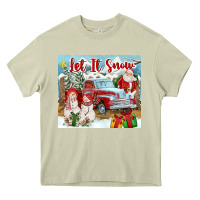 Mossy Let It Snow Tumbler Heavy Core Tee - FaDigitalArtStudio