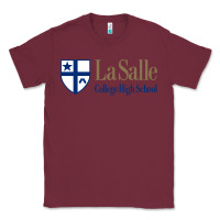 Burgundy la salle college high school Classic Tee - linhVisuals