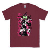 Burgundy kamen rider decade Classic Tee - linhVisuals