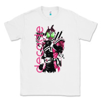 White kamen rider decade Classic Tee - linhVisuals