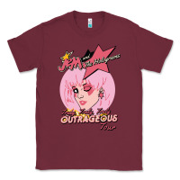 Burgundy jem outrageous tour 1987 2 Classic Tee - linhVisuals