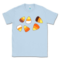 Dusty Blue candy corn Classic Tee - linhVisuals