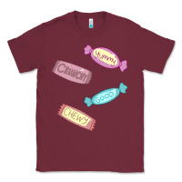 Burgundy candy pieces Classic Tee - linhVisuals