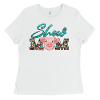 White show mom pig Ladies Tee - Artiststas