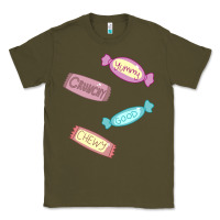 Army Green candy pieces Classic Tee - linhVisuals