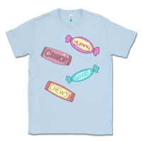 Dusty Blue candy pieces Classic Tee - linhVisuals