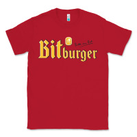 Red #bitburger Classic Tee - linhVisuals
