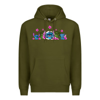 Army Green stitches Premium Hoodie - AdoDesignShop