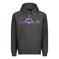 Charcoal Heather stitches Premium Hoodie - AdoDesignShop