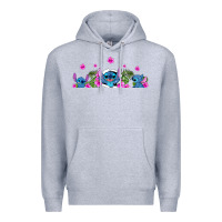 Heather Grey stitches Premium Hoodie - AdoDesignShop