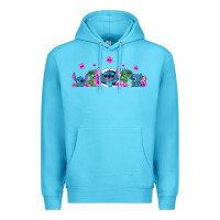 Ocean Blue stitches Premium Hoodie - AdoDesignShop