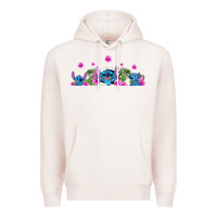 Pale Pink stitches Premium Hoodie - AdoDesignShop