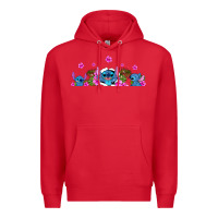 Red stitches Premium Hoodie - AdoDesignShop