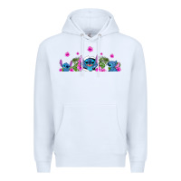 White stitches Premium Hoodie - AdoDesignShop