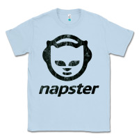 Dusty Blue napster    napster Classic Tee - linhVisuals