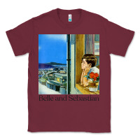 Burgundy belle and sebastian 90s style fanart design Classic Tee - linhVisuals