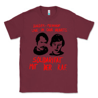 Burgundy baader–meinhof raf original 70s design Classic Tee - linhVisuals