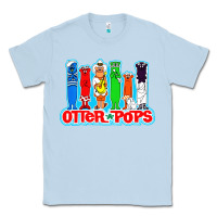 Dusty Blue otter pops anime character Classic Tee - linhVisuals