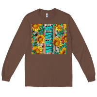 Chestnut mama wıth sunflowers and gemstone Long Sleeve Tee - Artiststas