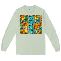 Matcha mama wıth sunflowers and gemstone Long Sleeve Tee - Artiststas