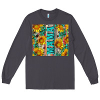 Smoke mama wıth sunflowers and gemstone Long Sleeve Tee - Artiststas