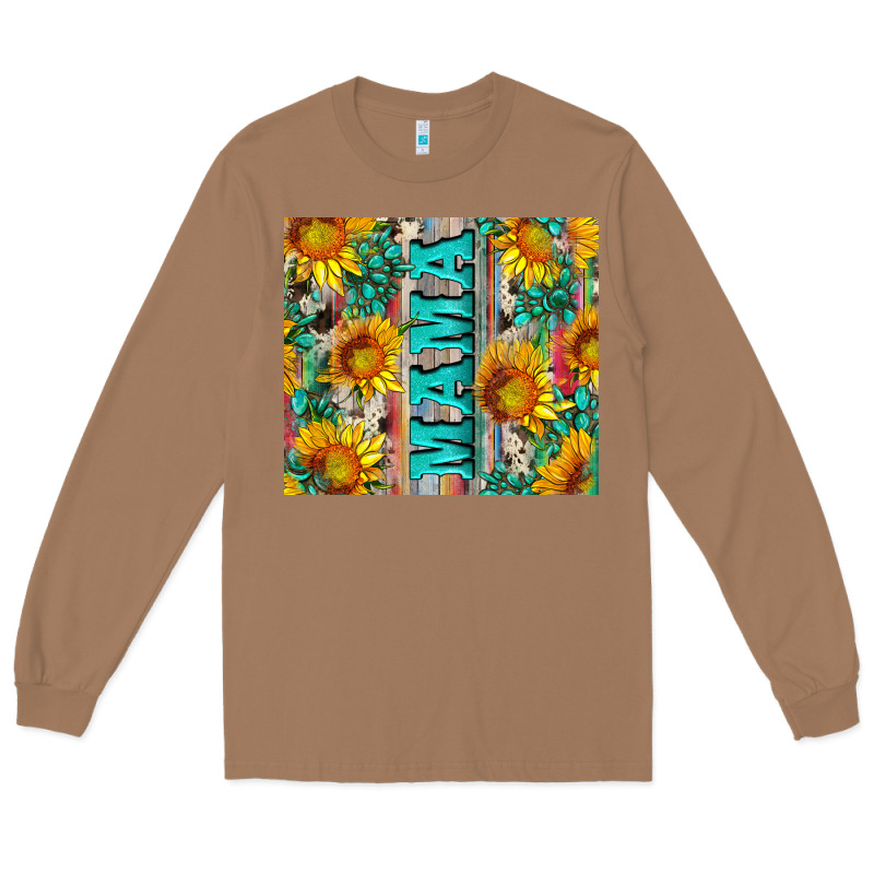 Mama Wıth Sunflowers And Gemstone Long Sleeve Tee by Artiststas | Teevron
