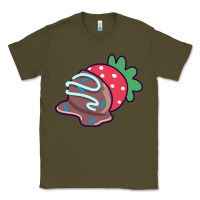 Army Green chocolate covered strawberry Classic Tee - linhVisuals