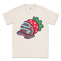 Natural chocolate covered strawberry Classic Tee - linhVisuals