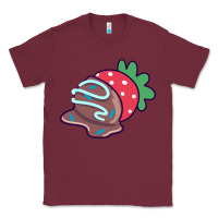 Burgundy chocolate covered strawberry Classic Tee - linhVisuals