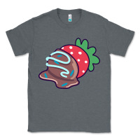 Charcoal Heather chocolate covered strawberry Classic Tee - linhVisuals
