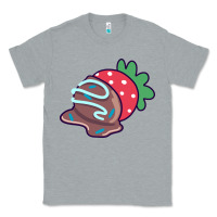 Heather Grey chocolate covered strawberry Classic Tee - linhVisuals