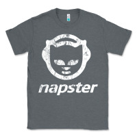 Charcoal Heather napster light Classic Tee - linhVisuals
